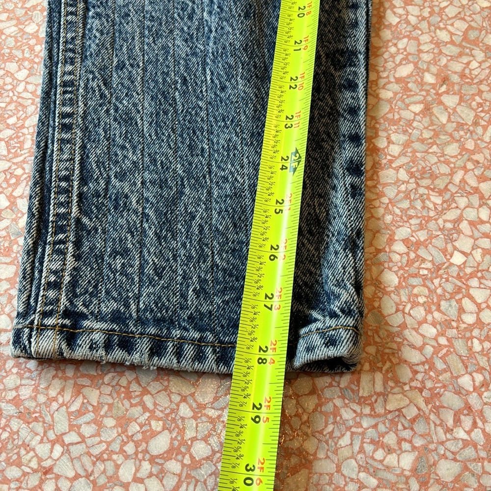 Vintage 1980’s Sasson Acid/Stone Washed High Waisted Pinstriped Jeans - Picture 13 of 16